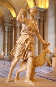 Diana, or Artemis, as the huntress